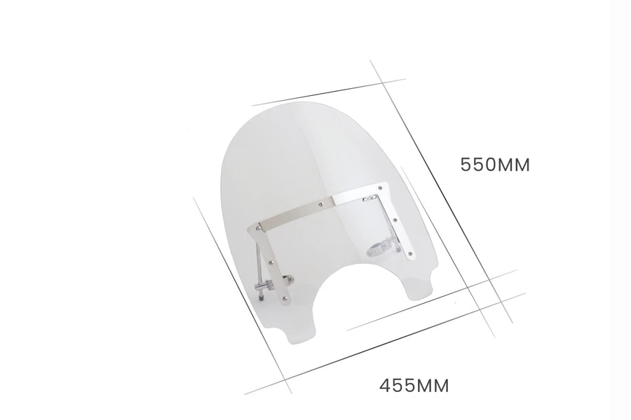KAWASAKI W 800 [2025] – Highway Fairing Frontrute – Gjennomsiktig