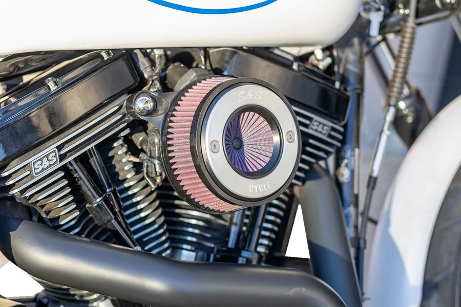 Harley-Davidson FXDBC 1690 Dyna Street Bob Limited [2016] - Air Stinger Stealth Luftfiltersatz – Oberfläche: Schwarz – Bild 4