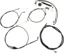 Harley Davidson Flhri [LA CHOPPERS] - Standard Midnight Braided Handlebar/Breme Line Kit