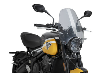PUIG Custom II - Universal motorsykkel frontrute | Tonet | PUIG 0336H