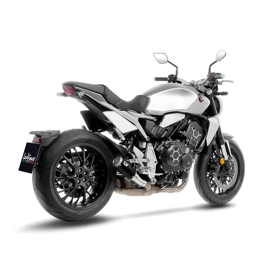 honda cb 1000 [LEOVINCE] – LV Corsa S Full Black Slip-On lyddemper