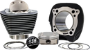 Harley-Davidson Fxlrs 1923 ABS [2025] - 132" Hochverdichtungs- / 136" Big Bore Kit – Oberfläche: Hervorgehobene Lamellen, Black Granite – Merkmal: +8,5 cm³ Kuppelvolumen – Bild 2