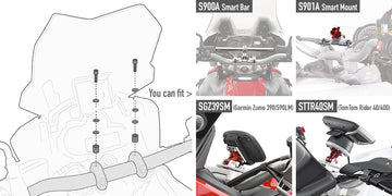 Ducati Multistrada 1260 [2018–2020] – Montagekit für Smart Bar oder Smart Mount
