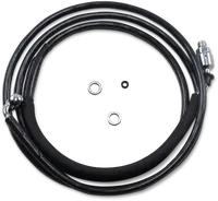 Harley Davidson Fltr [DRAG SPECIALTIES] - Hydraulisk clutchlinje i rustfritt stål
