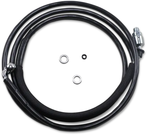 Harley Davidson Fltr [DRAG SPECIALTIES] - Hydraulisk clutchlinje i rustfritt stål