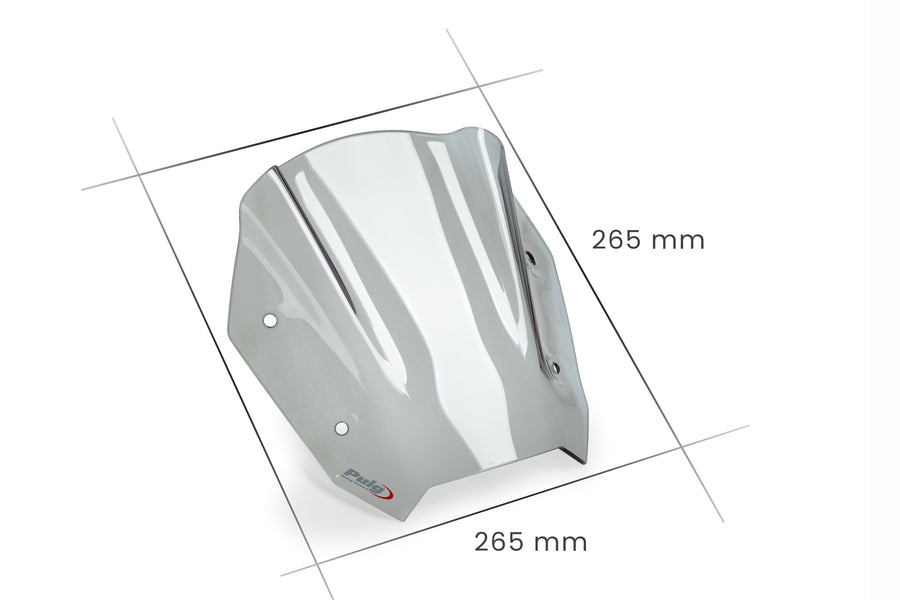 HONDA NX 500 [2025] – sportsskjerm – matt svart