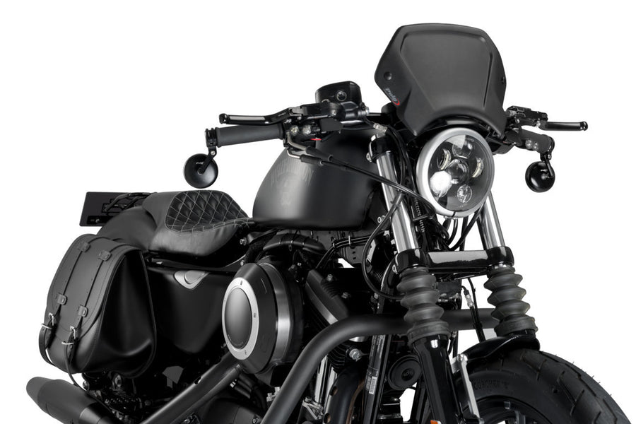 HARLEY DAVIDSON SPORTSTER 883 IRON XL 883 N [2012] – ALU frontplate – sølv