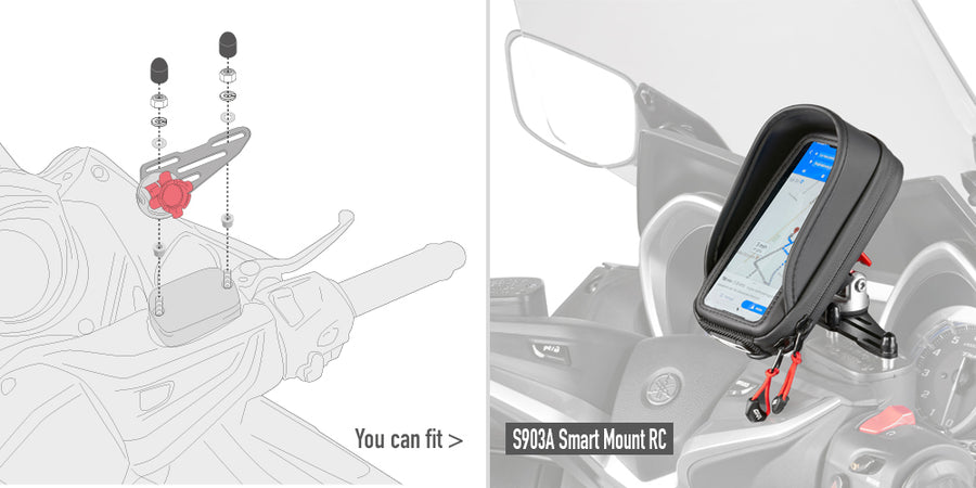 Royal Enfield Interceptor 650 [2019-2026] - Smart Mount RC S903A monteringssett
