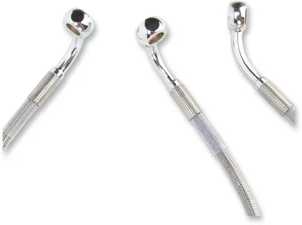 Harley Davidson Flhtcui [DRAG SPECIALTIES] - Bremselinjesett i rustfritt stål, utvidet