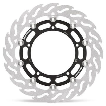 Yamaha MXT 850 Niken [2018-2020] - Flame Series Schwimmende Bremsscheibe – Oberfläche: Schwarz – Material: Aluminium, Stahl – Art.-Nr. 112188 – Bild 2