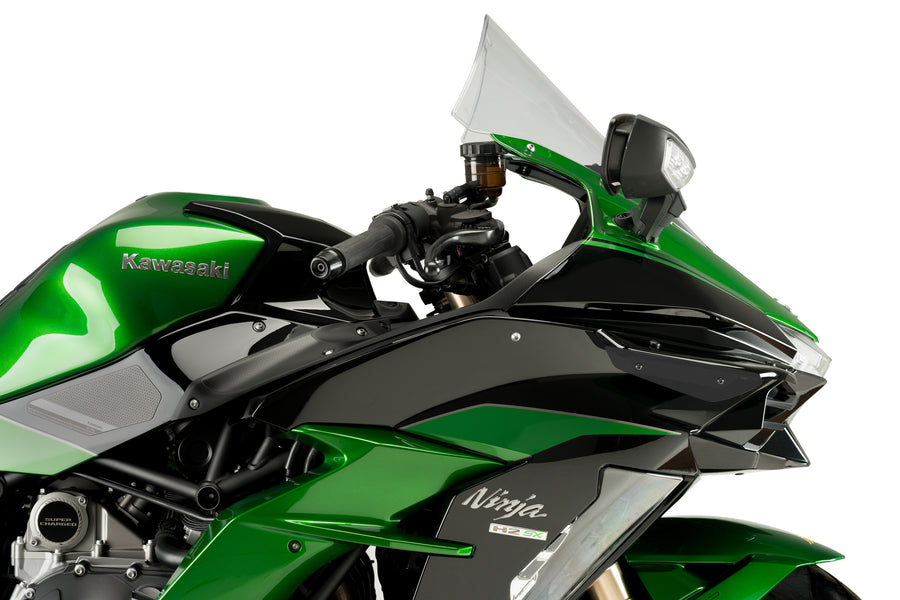 KAWASAKI NINJA H2 SX [2019] – Sport Sidespoiler – Svart