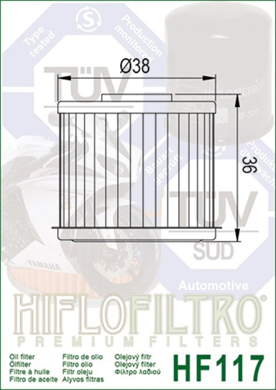 Honda CRF 1100 Africa Twin SD08 [Hiflofiltro] - Oljefilter