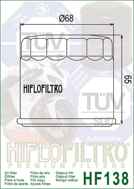 Suzuki GSF 1200 Bandit [Hiflofiltro] - Racing Oil Filter