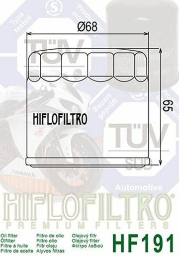 Triumph Speed ​​Triple T509 [Hiflofiltro] - Oljefilter - 0