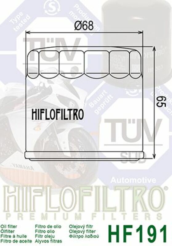 Triumph Speed ​​Triple 885i [Hiflofiltro] - Oljefilter
