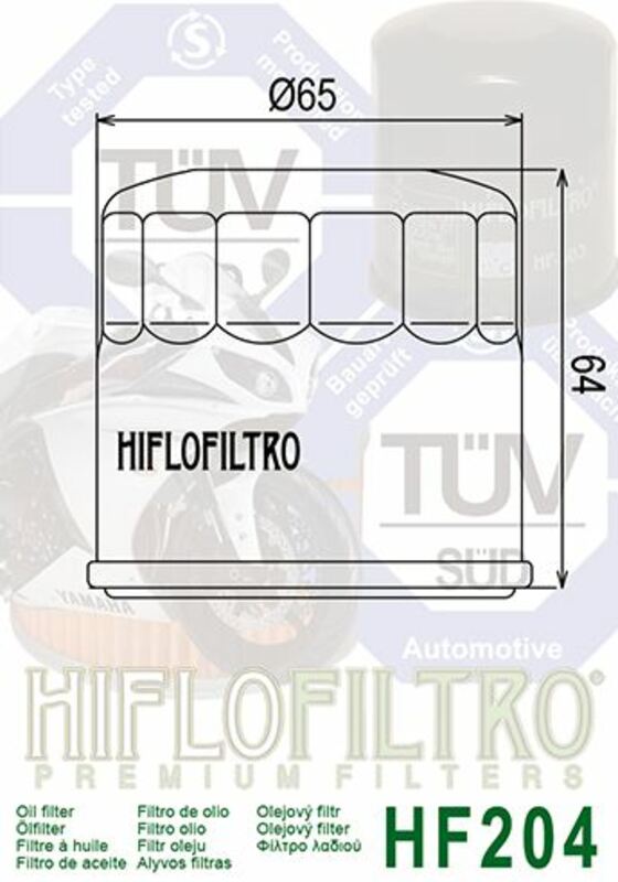 Yamaha Tenere 700 DM09 [Hiflofiltro] - Racing Oil Filter