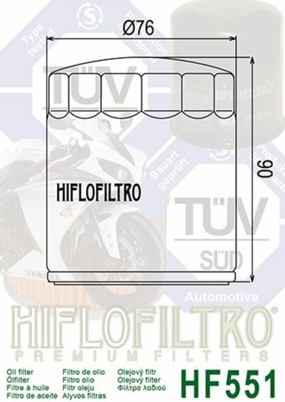 Moto Guzzi Stelvio 1200 [Hiflofiltro] - Oljefilter