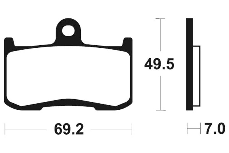 Suzuki V -strom 800 de DL800 [Tecnium] - Sinter Metal Brake Pads
