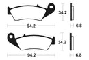 Honda CRF 450 [Tecnium] - Sinter Metal Brake Pads-2
