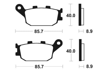 Yamaha Tracer 9 GT RN76 [Tecnium] - Sinter Metal Brake Pads - 0