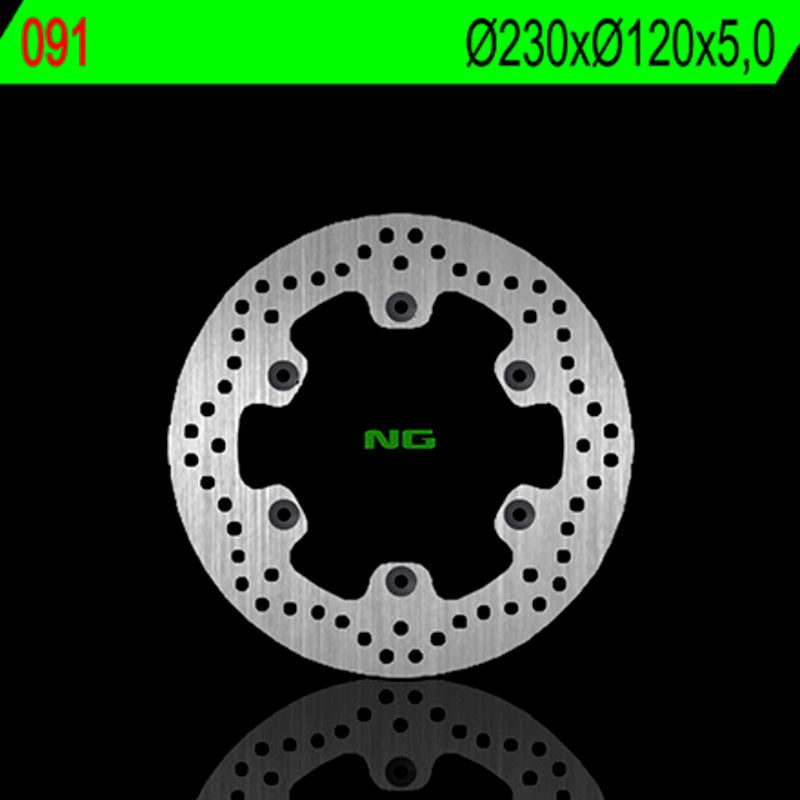 Kawasaki Kl 650 [NG BRAKE DISC] - rund stiv bremseskive
