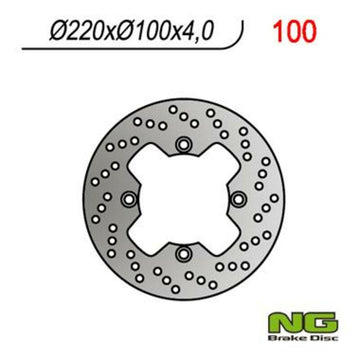 Kawasaki Z 200 [NG BRAKE DISC] - rund stiv bremseskive