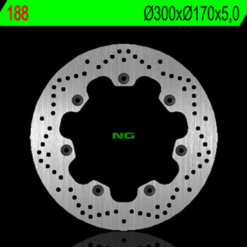 Kawasaki Gpz 1100 [NG BRAKE DISC] - rund stiv bremseskive