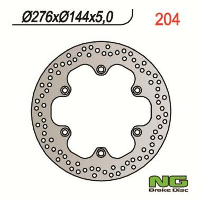Honda Gl 1500 [NG BRAKE DISC] - rund stiv bremseskive