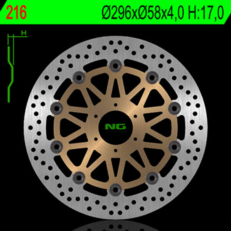 Honda Cbr 900 [NG BRAKE DISC] - rund flytende bremseskive