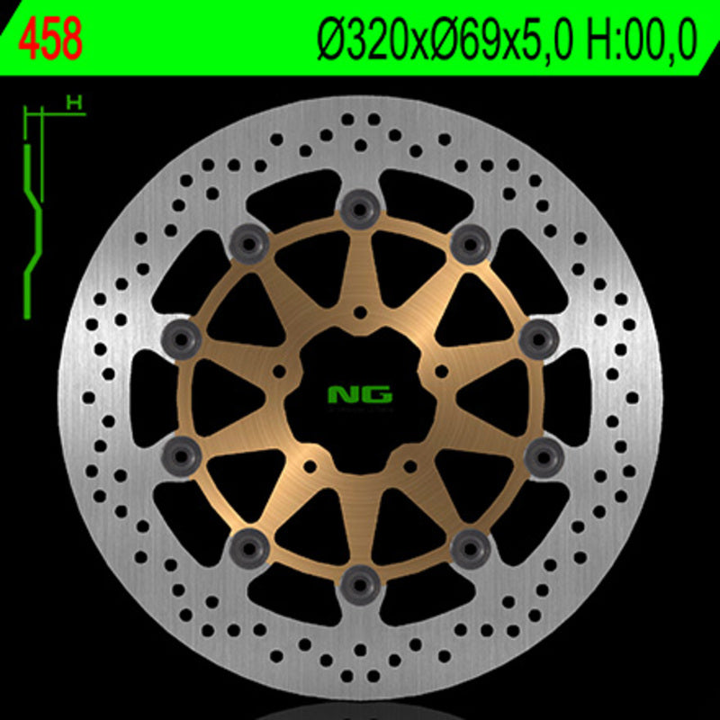 Suzuki Gsx 1300 R Hayabusa [NG BRAKE DISC] - rund flytende bremseskive