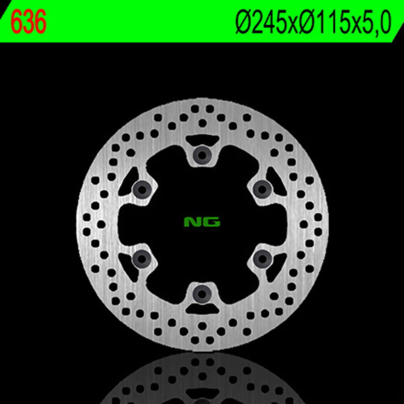 Yamaha Xt 660 Z Tenere [NG BRAKE DISC] - rund stiv bremseskive
