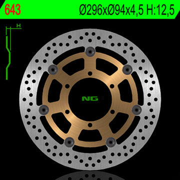 Honda Cb 900 Hornet [NG BRAKE DISC] - rund flytende bremseskive