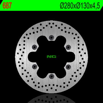 Kawasaki Er 5 [NG BRAKE DISC] - rund stiv bremseskive