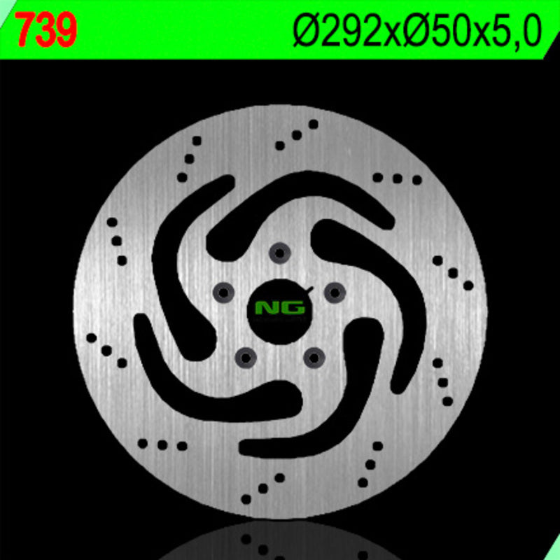 Harley Davidson Flstf [NG BRAKE DISC] - rund stiv bremseskive