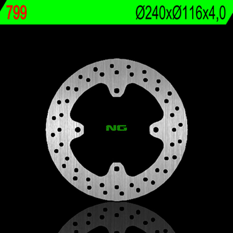 Kawasaki Kx 250 [NG BRAKE DISC] - rund stiv bremseskive