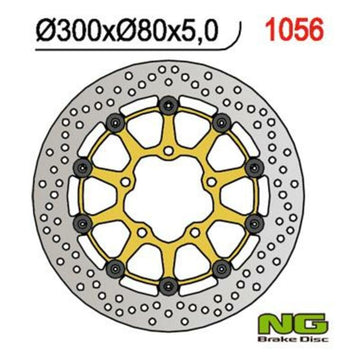 Kawasaki Er 6 F [NG BRAKE DISC] - rund flytende bremseskive