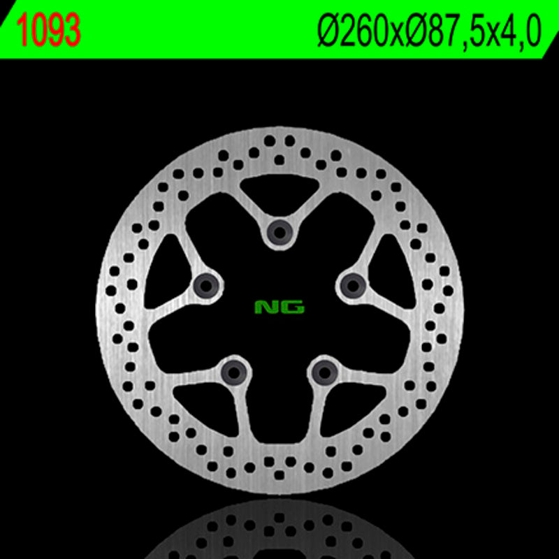 Kymco Agility 125 [NG BRAKE DISC] - rund stiv bremseskive