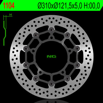 Suzuki Gsx 1300 [NG BRAKE DISC] - rund flytende bremseskive