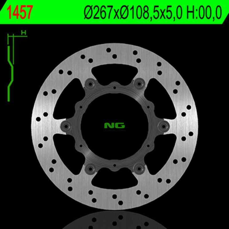 Ktm 1050 Adventure [NG BRAKE DISC] - rund flytende bremseskive