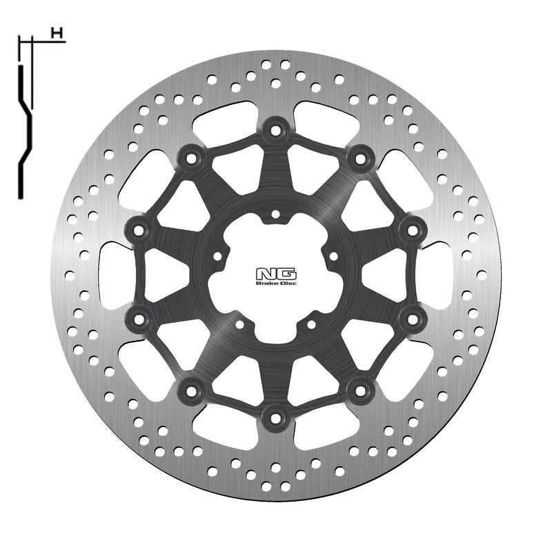 Ducati Scrambler 800 [NG BRAKE DISC] - rund flytende bremseskive