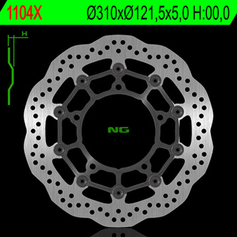 Suzuki Gsx-S 750 [NG BRAKE DISC] - Wave flytende bremseskive