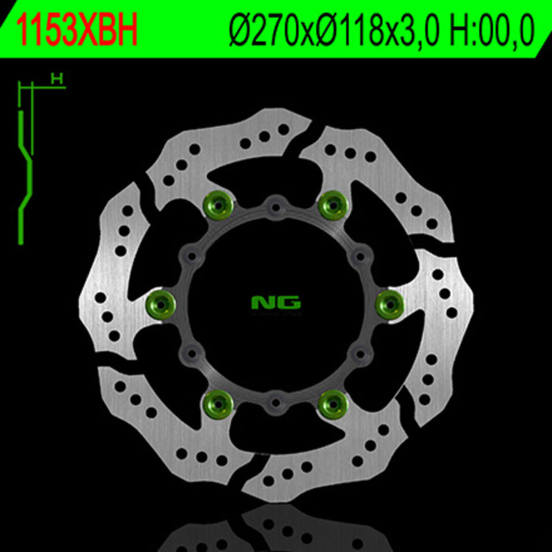 Yamaha Yz 450 [NG BRAKE DISC] - Wave flytende bremseskive