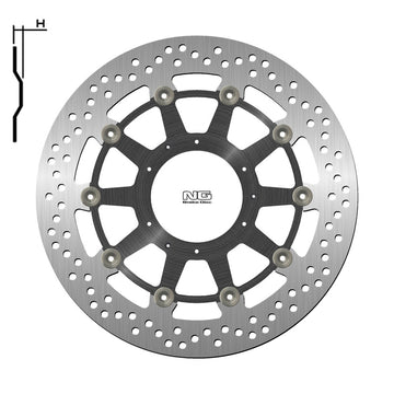 Honda XL 1000 V Varadero [NG BRAKE DISC] - rund flytende bremseskive