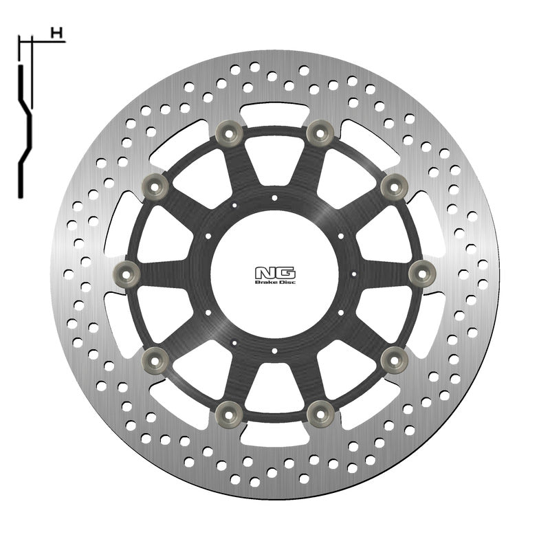 Honda XL 1000 [NG BRAKE DISC] - rund flytende bremseskive