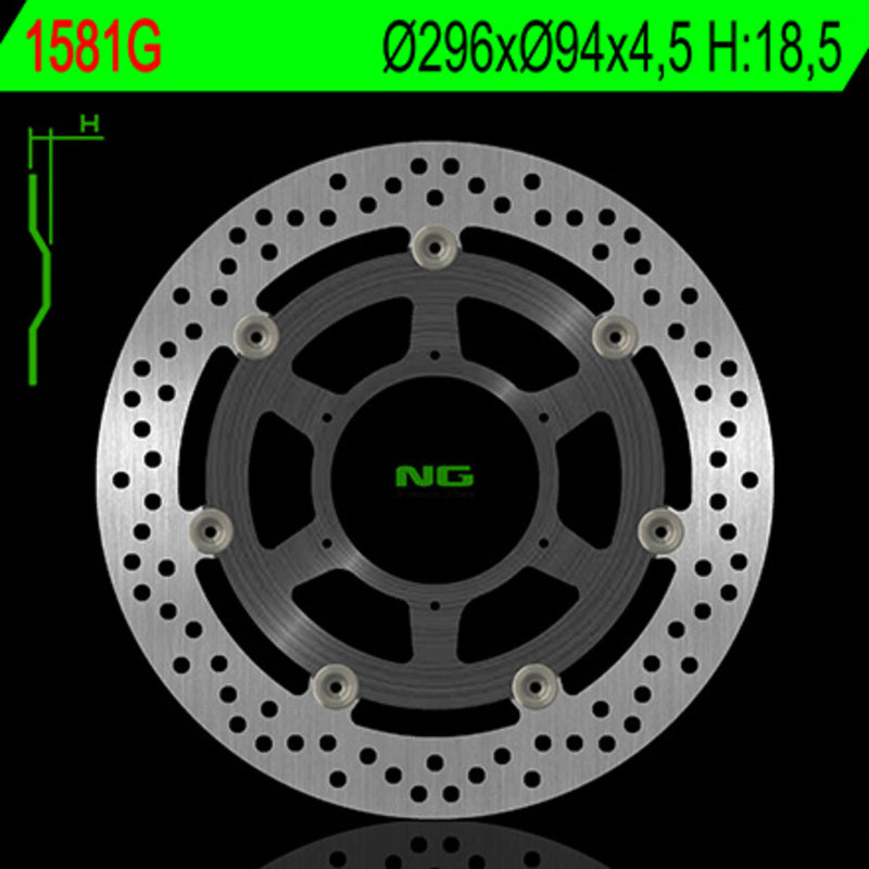Honda Cbf 1000 [NG BRAKE DISC] - rund flytende bremseskive