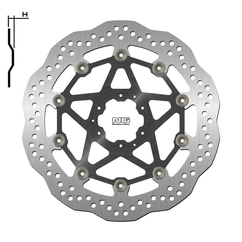 Honda Crf 1100 Africa Twin [NG BRAKE DISC] - Wave flytende bremseskive