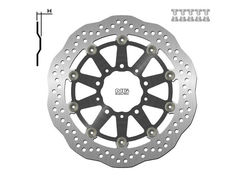 Kawasaki Vulcan S [NG BRAKE DISC] - Wave flytende bremseskive