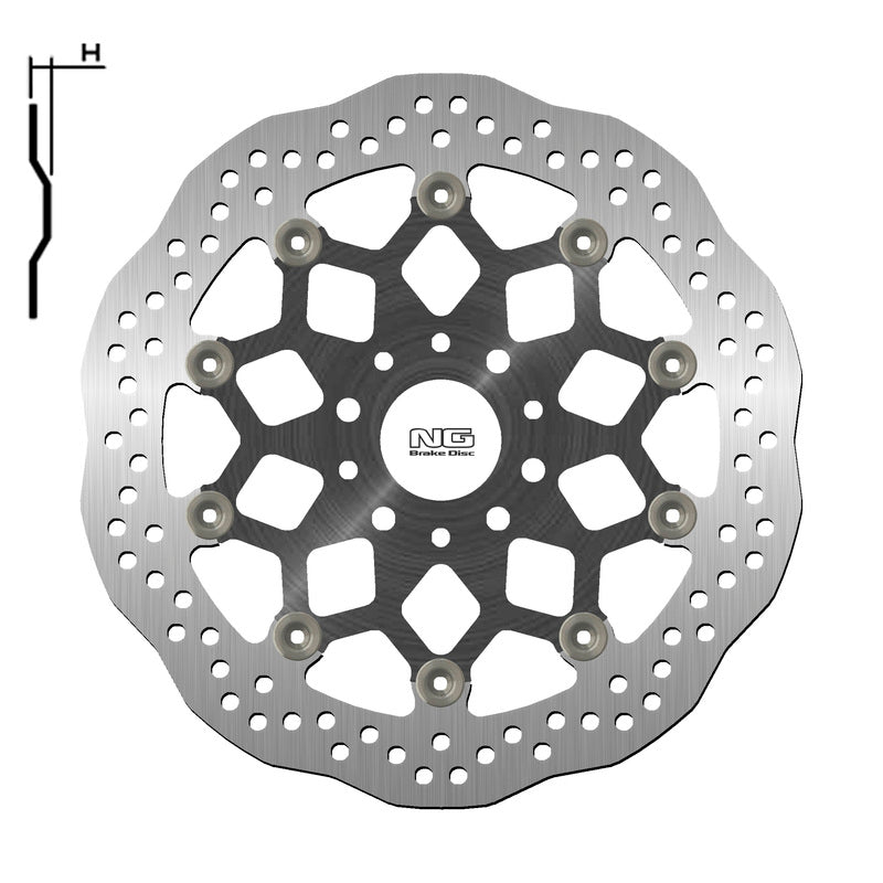 Ktm 790 Duke [NG BRAKE DISC] - Wave flytende bremseskive