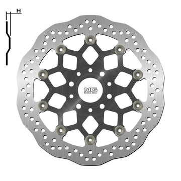 Ktm 790 Duke [NG BRAKE DISC] - Wave flytende bremseskive