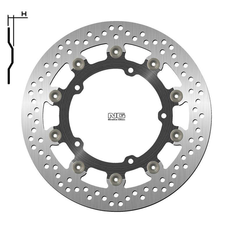 Yamaha Niken [NG BRAKE DISC] - rund flytende bremseskive